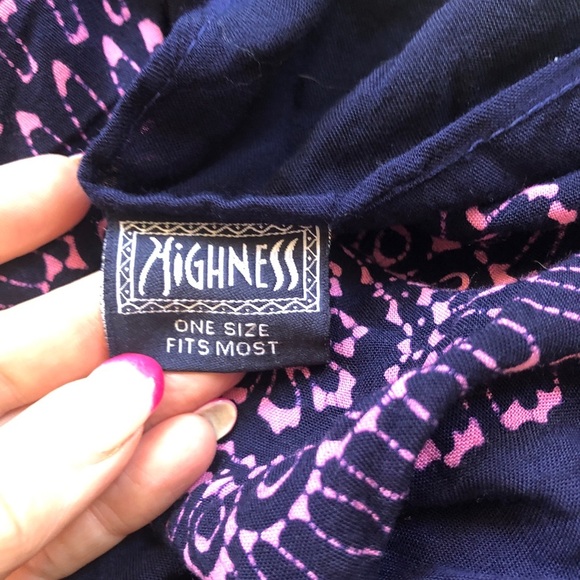 Highness Brand cover up, tunic, kimono style top one size - Picture 6 of 7